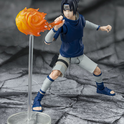 Sasuke Uchiha-Ninja Prodigy z linii krwi klanu Uchiha Naruto SH Figuarts figurka 13 cm
