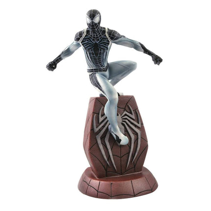 Spider-Man 2018 Marvel Video Game Gallery PVC Statue Negative Suit Spider-Man SDCC 2020 25 cm25 cm