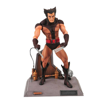 Unmasked Brown Costume Wolverine Marvel Select Action Figure 18 cm