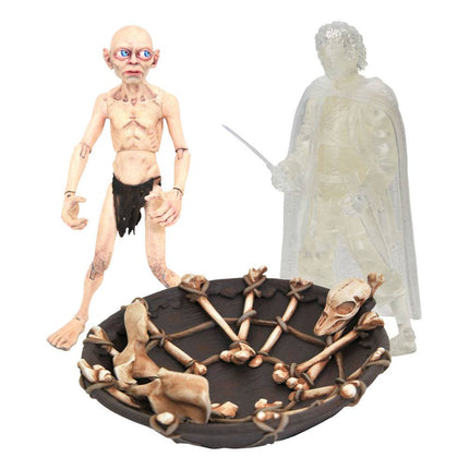 Lord of the Rings Action Figure Box Set Red Book of Westmarch Gollum and Frodo SDCC 2021 Exclusive 10 cm