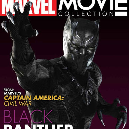 Black Panther Eaglemoss Modellino Action Figures Resina 12cm Marvel Movie 1/16 (3948429475937)