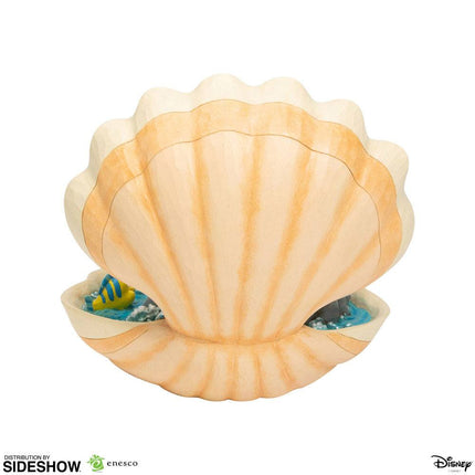 La Sirenetta Disney Statuetta Shell Scene The Little Mermaid 20 cm
