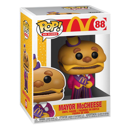 Pop z McDonalda! Ikony reklamy Figurka winylowa Mayor McCheese 9 cm - 88