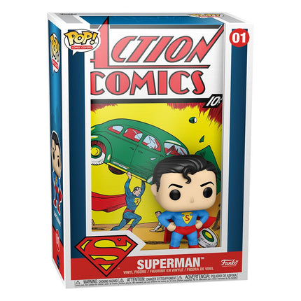 DC Comics Pop! Figura de vinilo de cubierta cómica Superman Acción Comic 9 cm - 01