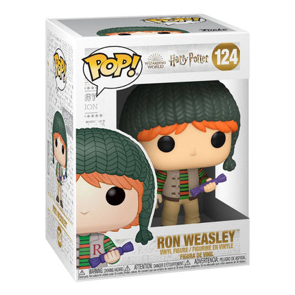 POP z Harry'ego Pottera! Winylowa figurka Holiday Ron Weasley 9 cm - 124