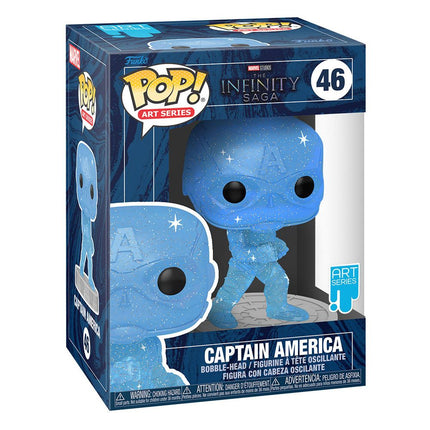 Captain America (Blue) Infinity Saga POP! Artist Series Vinyl Figure 9 cm  - 46