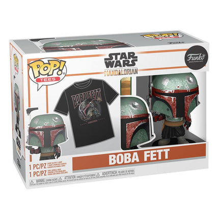Star Wars: The Mandalorian POP! & Tee Box Boba Fett - 462
