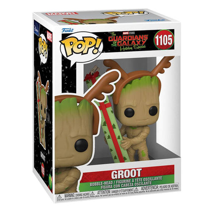 Strażnicy Galaktyki Świąteczna oferta specjalna POP! Figurka winylowa Heroes Groot 9 cm - 1105