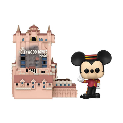 Walt Disney Word POP z okazji 50. rocznicy! Town Vinyl Figure Hollywood Tower Hotel i Myszka Miki 9 cm - 31