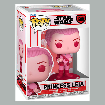Princess Leia Star Wars Valentines POP! Star Wars Vinyl Figure 9 cm - 589