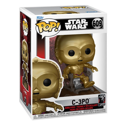 C3P0 w fotelu Star Wars Return of the Jedi 40th Anniversary POP! Figurki winylowe 9cm - 609