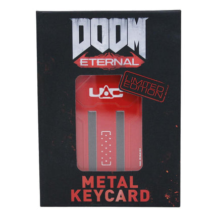 Limitowana edycja karty dostępu do repliki gry Doom Eternal