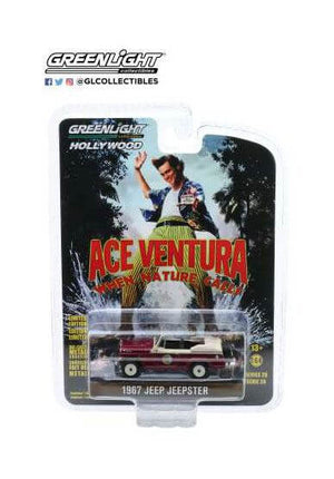 Ace Ventura Diecast Model 1/64 1967 Jeep Jeepster Convertible