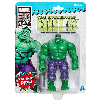 Hulk SDCC 2019 Exclusive Marvel Legends 80th Anniversary Action Figure Retro   15 cm Hasbro