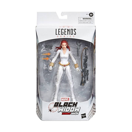 Black Widow White Suit Marvel Legends Series Action Figure  Deadly Origin 15 cm