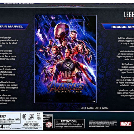 Captain Marvel & Rescue Armor 15 cm  Avengers: Endgame Marvel Legends Action Figure 2021 - NOVEMBER 2021