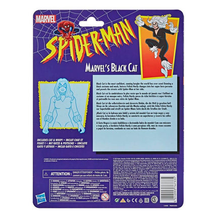Black Cat Spider-Man Marvel Retro Collection Action Figure Marvel's  15 cm