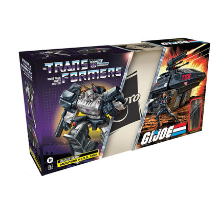 Transformers x GI Joe Mash-Up Megatron HISS Tank with Cobra Baroness Action Figure 27cm