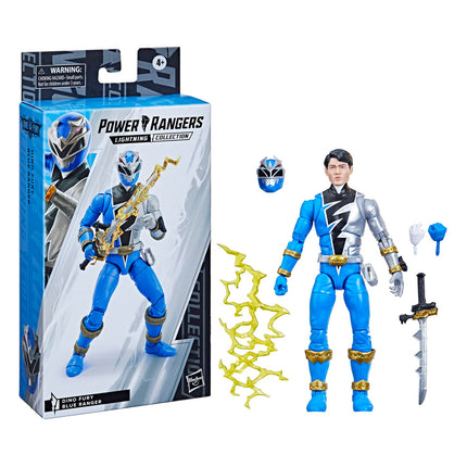 Dino Fury Blue Ranger Power Rangers Lightning Collection Figurka 2022 15cm