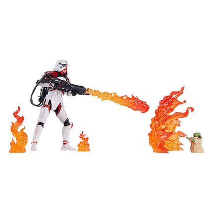 Incinerator Trooper & Grogu  Star Wars: The Mandalorian Vintage Collection Action Figure 2022 10 cm