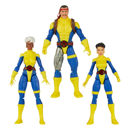 Storm, Marvel's Forge, Jubilee X-Men 60th Anniversary Marvel Legends Action Figure 3-Pack 15 cm