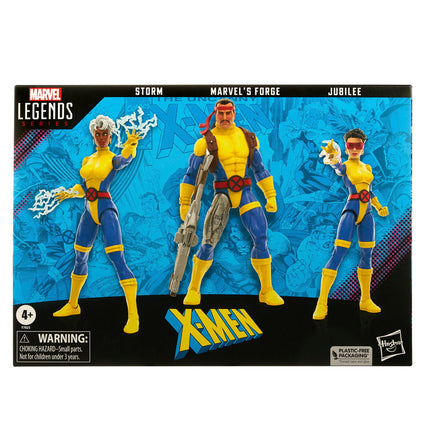 Storm, Marvel's Forge, Jubilee X-Men 60th Anniversary Marvel Legends Figurka 3-pak 15 cm