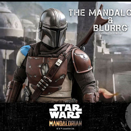 The Mandalorian and Blurrg Star Wars The Mandalorian Figurka 2-Pack 1/6 37 cm