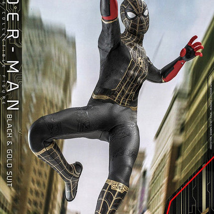 Spider-Man: No Way Home Movie Masterpiece Action Figure 1/6 Spider-Man (Black & Gold Suit) 30 cm