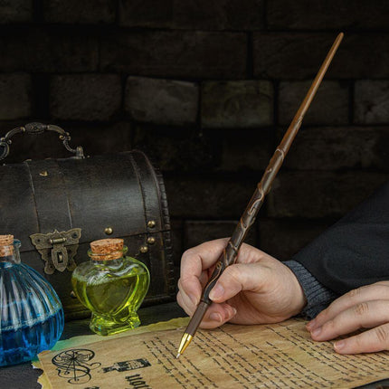 Harry Potter, penna, heminger, baguette magique.
