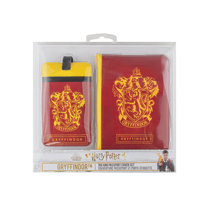 Harry Potter Passport Case & Luggage Tag Set Gryffindor