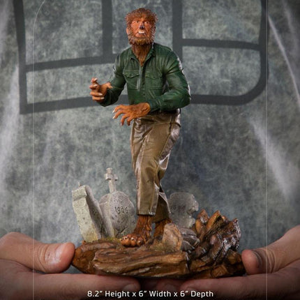 The Wolf Man 21cm Universal Monsters Deluxe Art Scale Statuetka 1/10