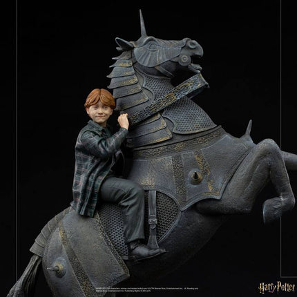Ron Weasley w Wizard Chess Harry Potter Deluxe Art Scale Statua 1/10 35 cm - GRUDZIEŃ 2021