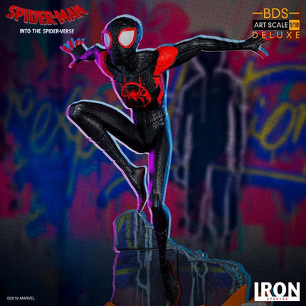 Miles Morales Statuetta Spider-Man: Into the Spider-Verse BDS Art Scale Deluxe Statue 1/10  22 cm Iron Studios (4180871807073)