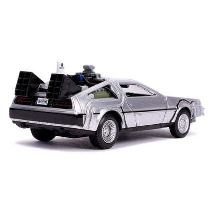 Wehikuł czasu DeLorean Powrót do przyszłości II Hollywood Rides Model odlewu 1/32