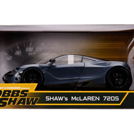 Mclaren 720S Fast an Furious: Diecast Modelo 1/24 Hobbs snd Shaw