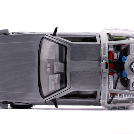 Powrót do przyszłości II Hollywood Rides Diecast Model 1/24 Wehikuł czasu DeLorean