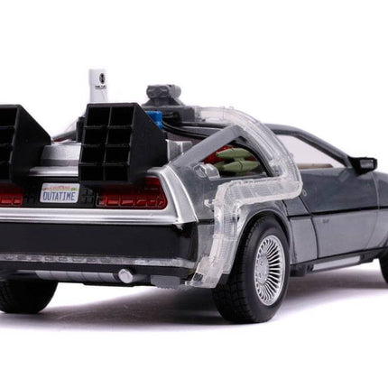 Powrót do przyszłości II Hollywood Rides Diecast Model 1/24 Wehikuł czasu DeLorean