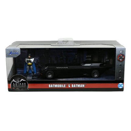 Batmobile with Figure Batman The Animated Series Hollywood Rides Diecast Model 1/32