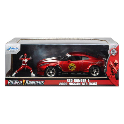 Power Rangers Hollywood Rides Diecast Model 1/24 2009 Nissan GT-R R35 with Figure