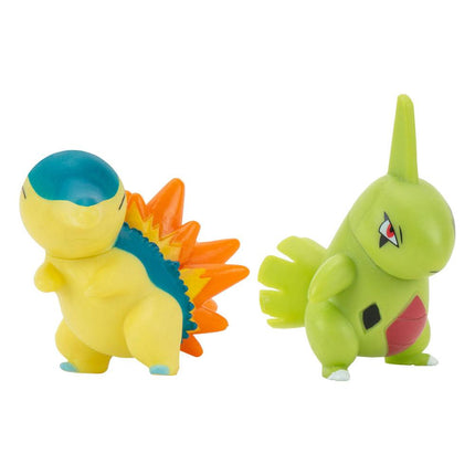 Cyndaquil & Larvitar Pokémon Battle Figure 2 Pack 5 cm