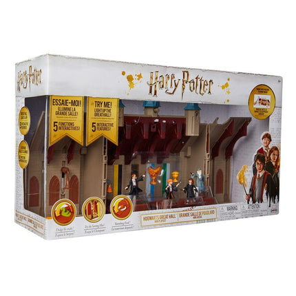 Harry Potter Playset Sala de Lujo gran gran pasillo con personajes