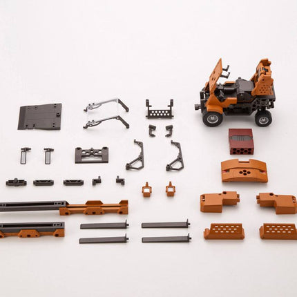 Forklift Type Orange Ver. Hexa Gear Plastic Model Kit 1/24 Booster Pack 006 20 cm
