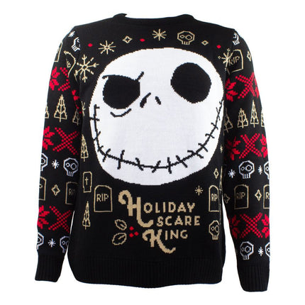 Nightmare Before Christmas Sweatshirt Christmas Jumper Holiday Scare King - ADULTS SIZE
