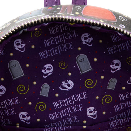 Beetlejuice by Loungefly Backpack Icons AOP