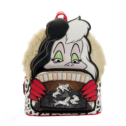 Plecak Disney by Loungefly 101 dalmatyńczyków Scena złoczyńców Cruella