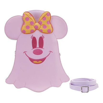 Disney by Loungefly Crossbody Pastel Ghost Minnie & Mickey Glow In The Dark