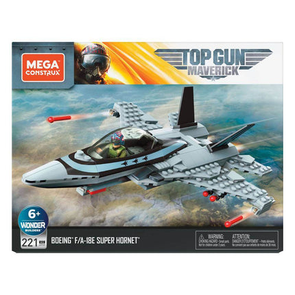 Top Gun: Maverick Mega Construx Wonder Builders Zestaw konstrukcyjny Boeing F/A-18E Super Hornet
