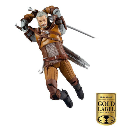 Geralt z Rivii Wiedźmin Figurka Złota Etykieta Seria 18cm