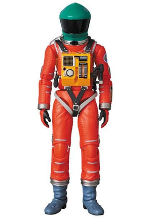 Astronauta 2001: Odissea nello Spazio MAF EX Action Figure Tuta Arancio Elmo Verde 16 cm