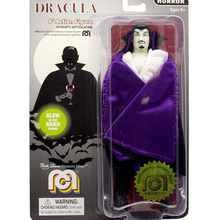 Figura de acción de Drácula 20 cm Brillan en la oscuridad Mego Toys